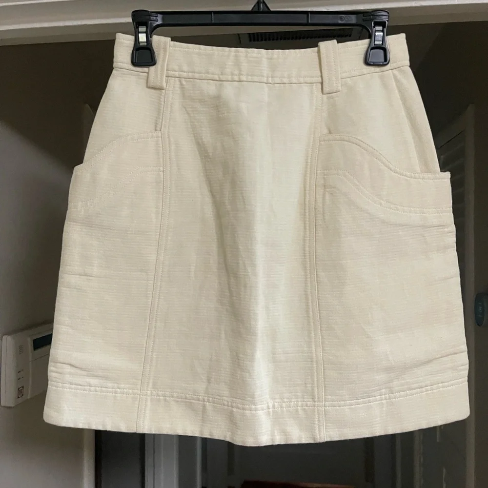 EUC Acler Off White Mini Skirt - Picture 2 of 4